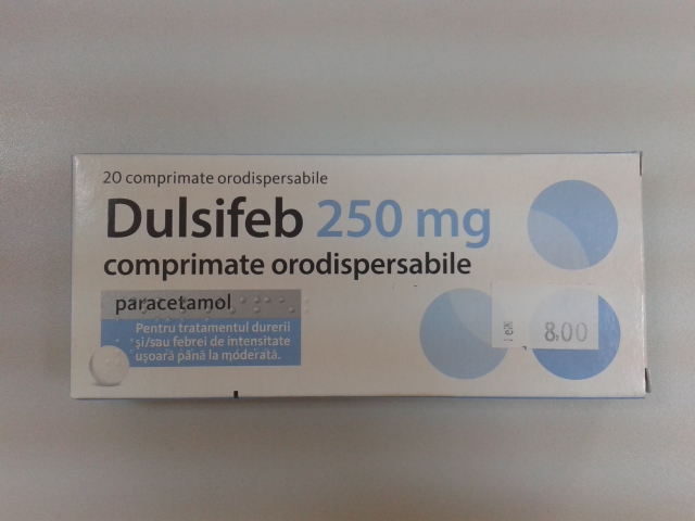 Dulsifeb 250mg x 20 comprimate orodispersabile