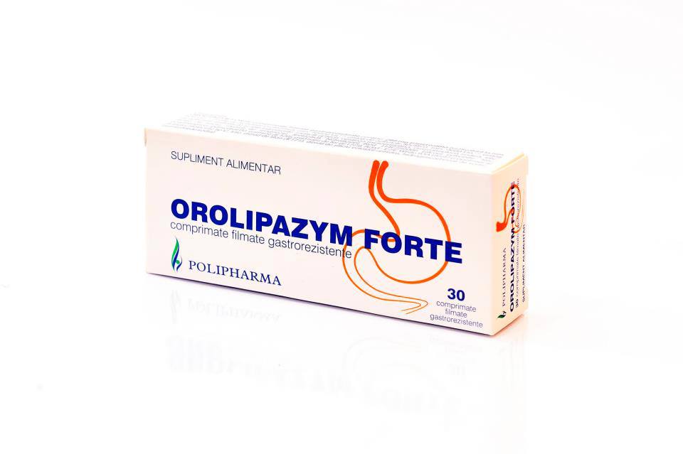 Orolipazym Forte x 30 comprimate