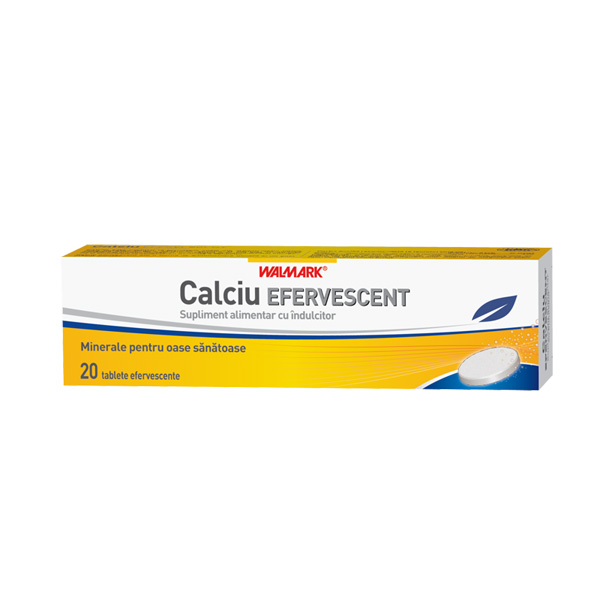 Calciu efervescent x 20 tablete