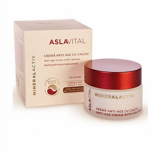 Aslavital Crema anti-age cu calciu x 50 ml