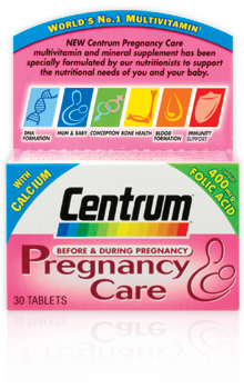 Centrum Pregnacy Care x 30 comprimate