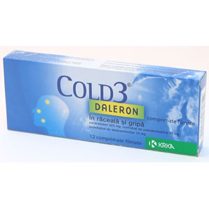 Daleron Cold3 x 12 comprimate