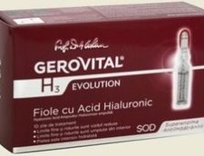 Gerovital H3 Fiole cu Acid Hialuronic x 10 fiole