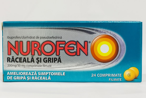 Nurofen Raceala si Gripa x 24 comprimate