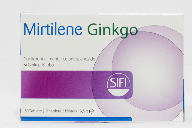 Mirtilene Ginkgo x 30 tablete