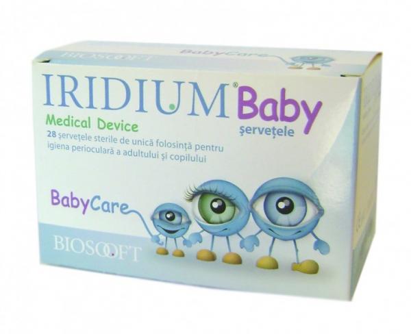 Iridium Baby x 28 servetele sterile