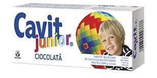 Cavit junior ciocolata x 20 tablete
