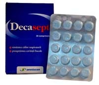 Decasept x 20 comprimate