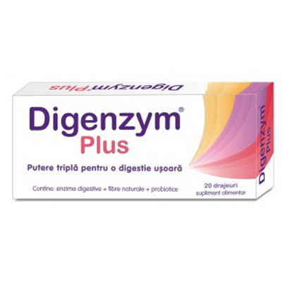 Digenzym Plus x 20 drajeuri