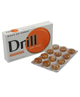 Drill miere cu aroma de trandafir x 24 pastile