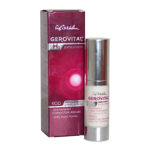 Gerovital H3 Tratament corector riduri x 15 ml