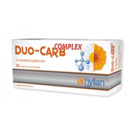 Duo-carb Complex x 20 comprimate masticabile