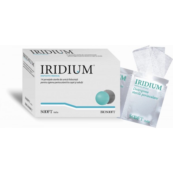 Iridium x 14 servetele sterile