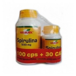 Spirulina 500 mg x 100 + 30 tablete cadou