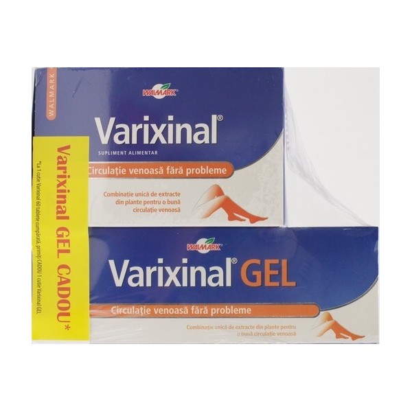 Varixinal x 60 tablete + Varixinal gel cadou